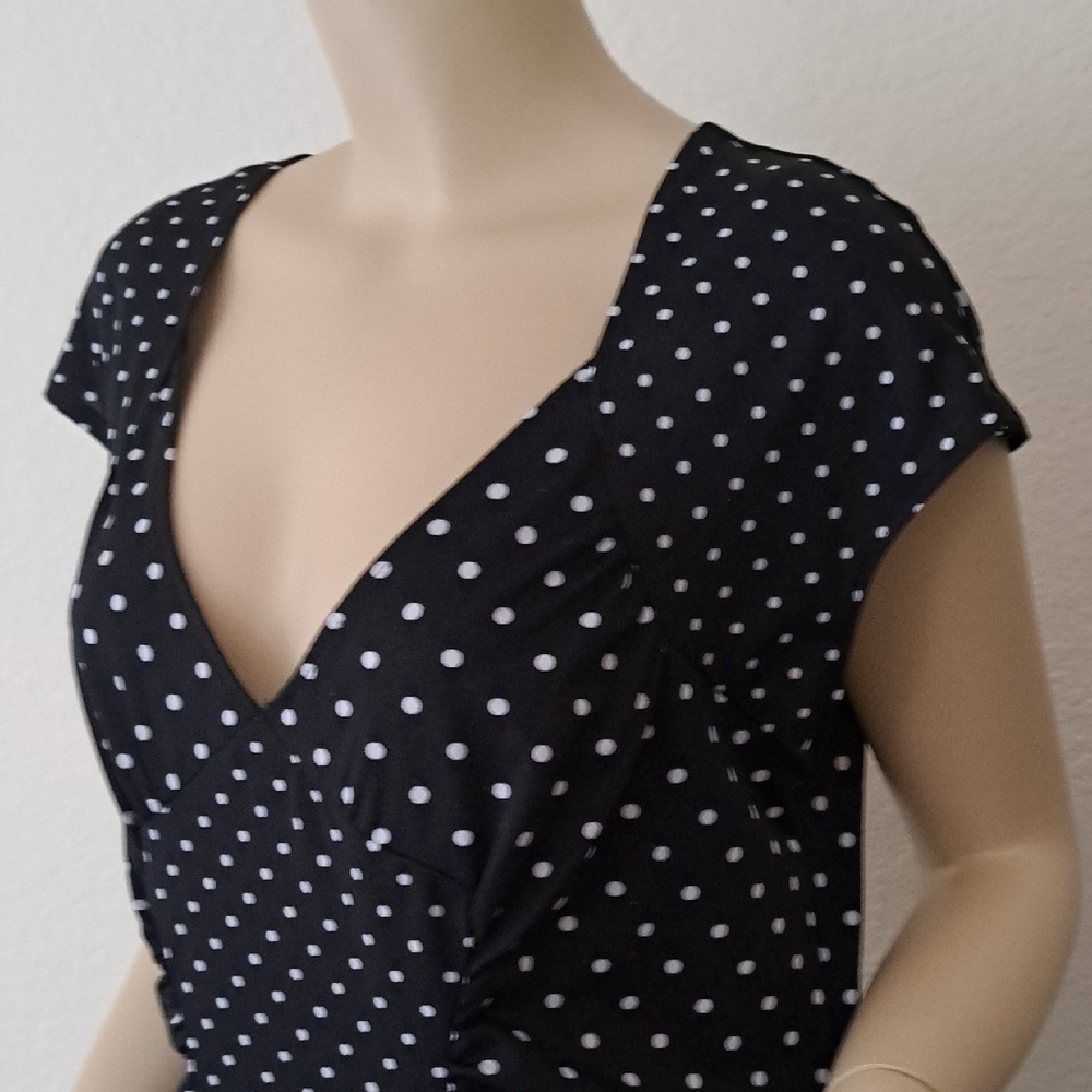 Black Polka Dot Dress - Picture 4 of 11